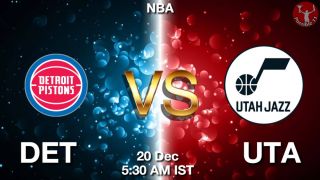 DET vs UTA NBA Match Previews