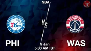PHI vs WAS NBA Match Previews