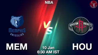 MEM vs HOU NBA Match Previews
