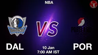 DAL vs POR NBA Match Previews