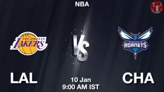 LAL vs CHA NBA Match Previews