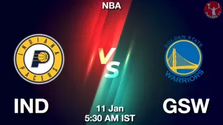 IND vs GSW NBA Match Previews