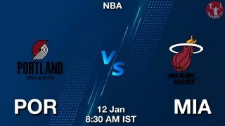 POR vs MIA NBA Match Previews