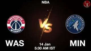 WAS vs MIN NBA Match Previews