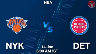 NYK vs DET NBA Match Previews