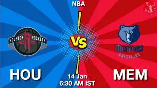 HOU vs MEM NBA Match Previews