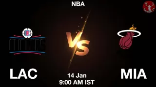 LAC vs MIA NBA Match Previews