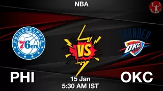 PHI vs OKC NBA Match Previews