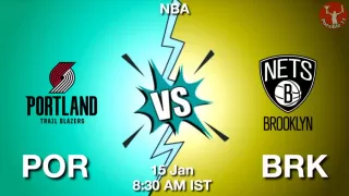 POR vs BRK NBA Match Previews
