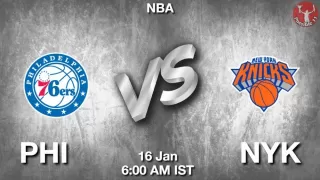 PHI vs NYK NBA Match Previews