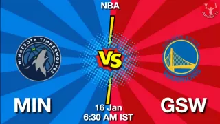 MIN vs GSW NBA Match Previews
