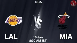LAL vs MIA NBA Match Previews
