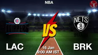 LAC vs BRK NBA Match Previews