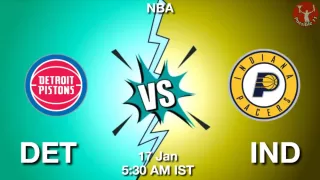 DET vs IND NBA Match Previews
