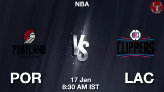 POR vs LAC NBA Match Previews