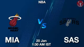 MIA vs SAS NBA Match Previews