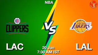 LAC vs LAL NBA Match Previews