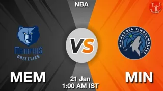MEM vs MIN NBA Match Previews