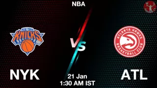 NYK vs ATL NBA Match Previews
