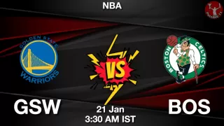 GSW vs BOS NBA Match Previews