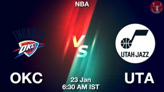 OKC vs UTA NBA Match Previews