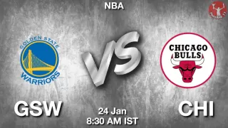 GSW vs CHI NBA Match Previews