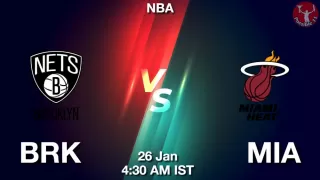 BRK vs MIA NBA Match Previews