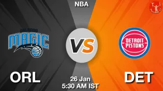 ORL vs DET NBA Match Previews
