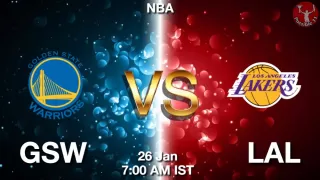 GSW vs LAL NBA Match Previews