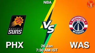 PHX vs WAS NBA Match Previews