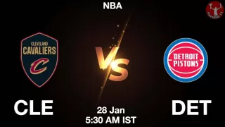 CLE vs DET NBA Match Previews