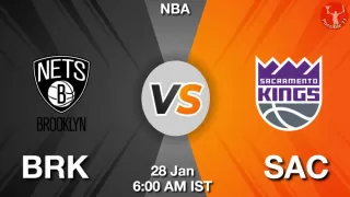BRK vs SAC NBA Match Previews