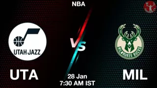 UTA vs MIL NBA Match Previews