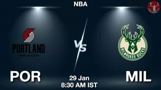POR vs MIL NBA Match Previews