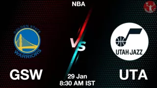 GSW vs UTA NBA Match Previews