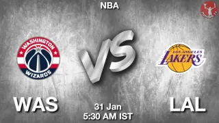 WAS vs LAL NBA Match Previews