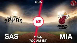 SAS vs MIA NBA Match Previews