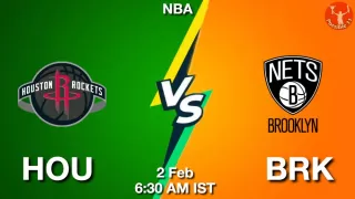 HOU vs BRK NBA Match Previews