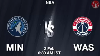 MIN vs WAS NBA Match Previews
