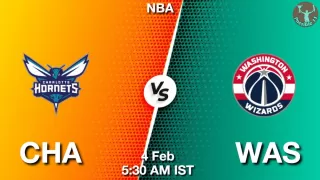 CHA vs WAS NBA Match Previews