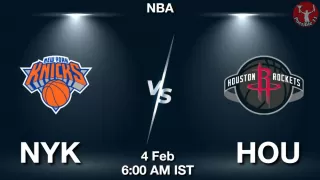 NYK vs HOU NBA Match Previews