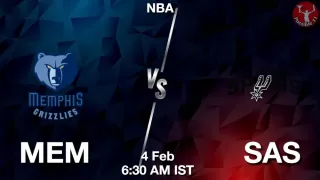 MEM vs SAS NBA Match Previews