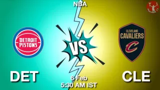 DET vs CLE NBA Match Previews