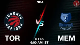 TOR vs MEM NBA Match Previews