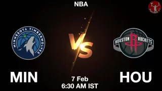 MIN vs HOU NBA Match Previews