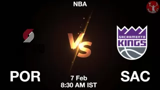 POR vs SAC NBA Match Previews
