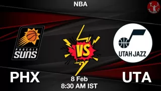 PHX vs UTA NBA Match Previews
