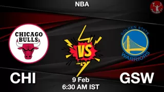 CHI vs GSW NBA Match Previews