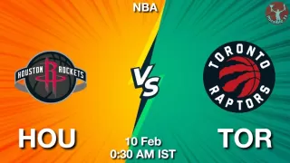 HOU vs TOR NBA Match Previews