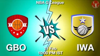 GBO vs IWA NBA Match Previews